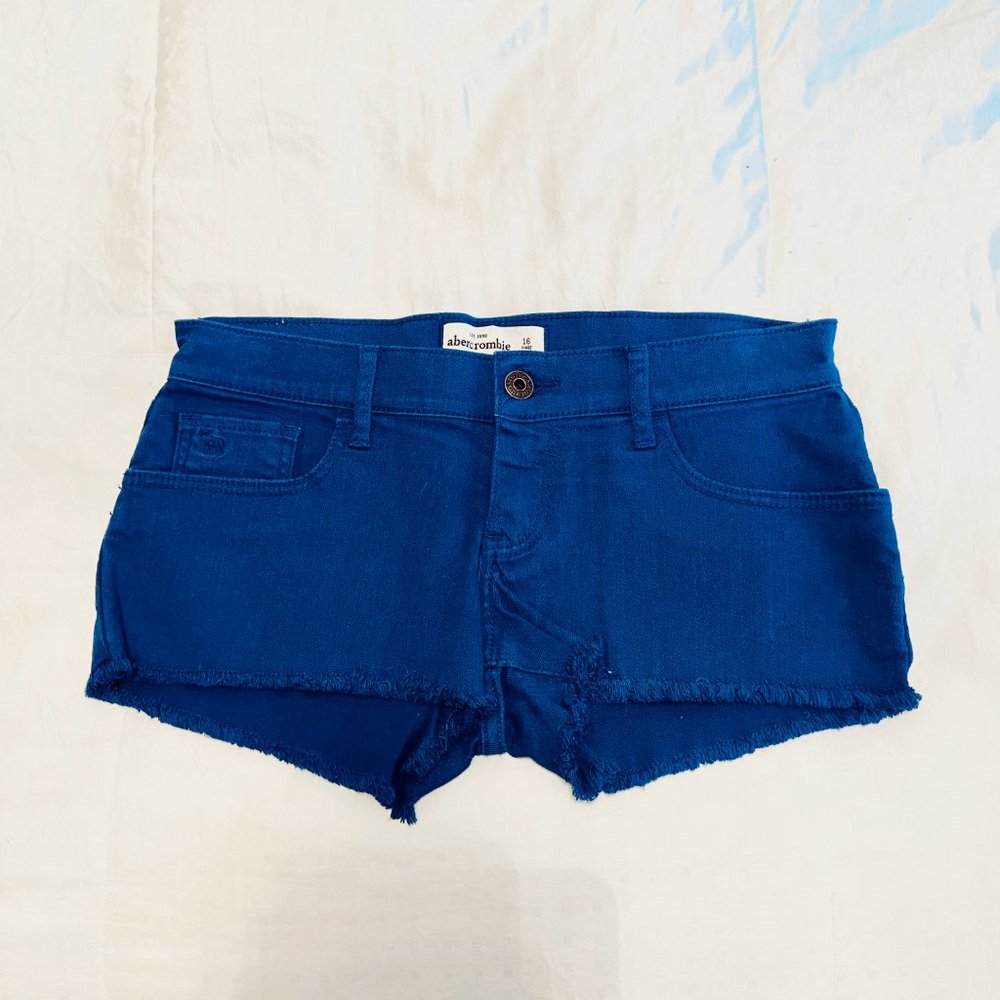 A&F Royal Blue Low Rise Shorts